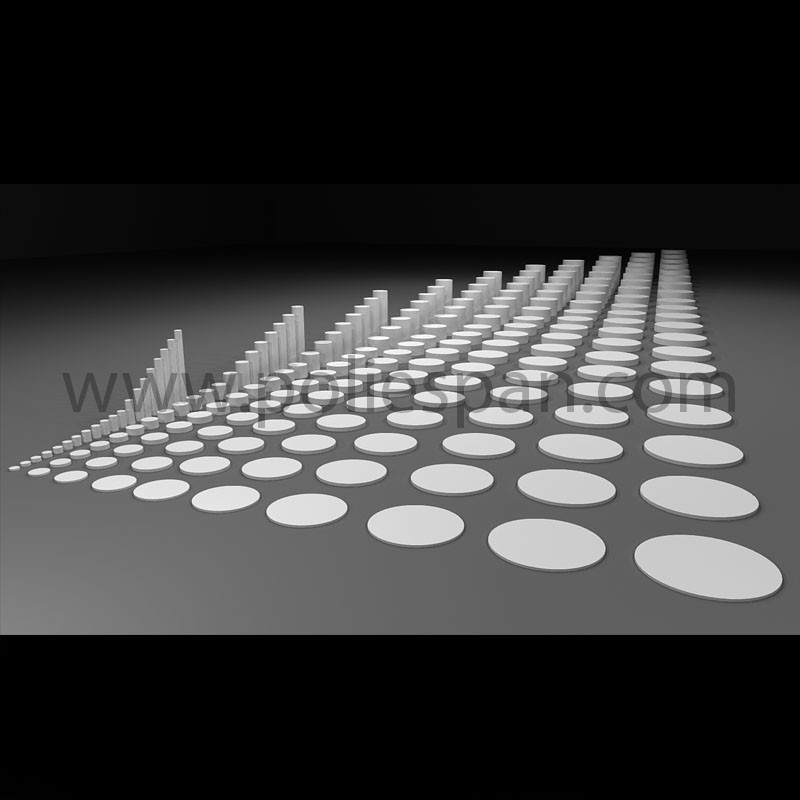 bolas de diferentes medidas en poliespan porex poliexplan porexpan